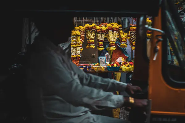 A shrine in the cab